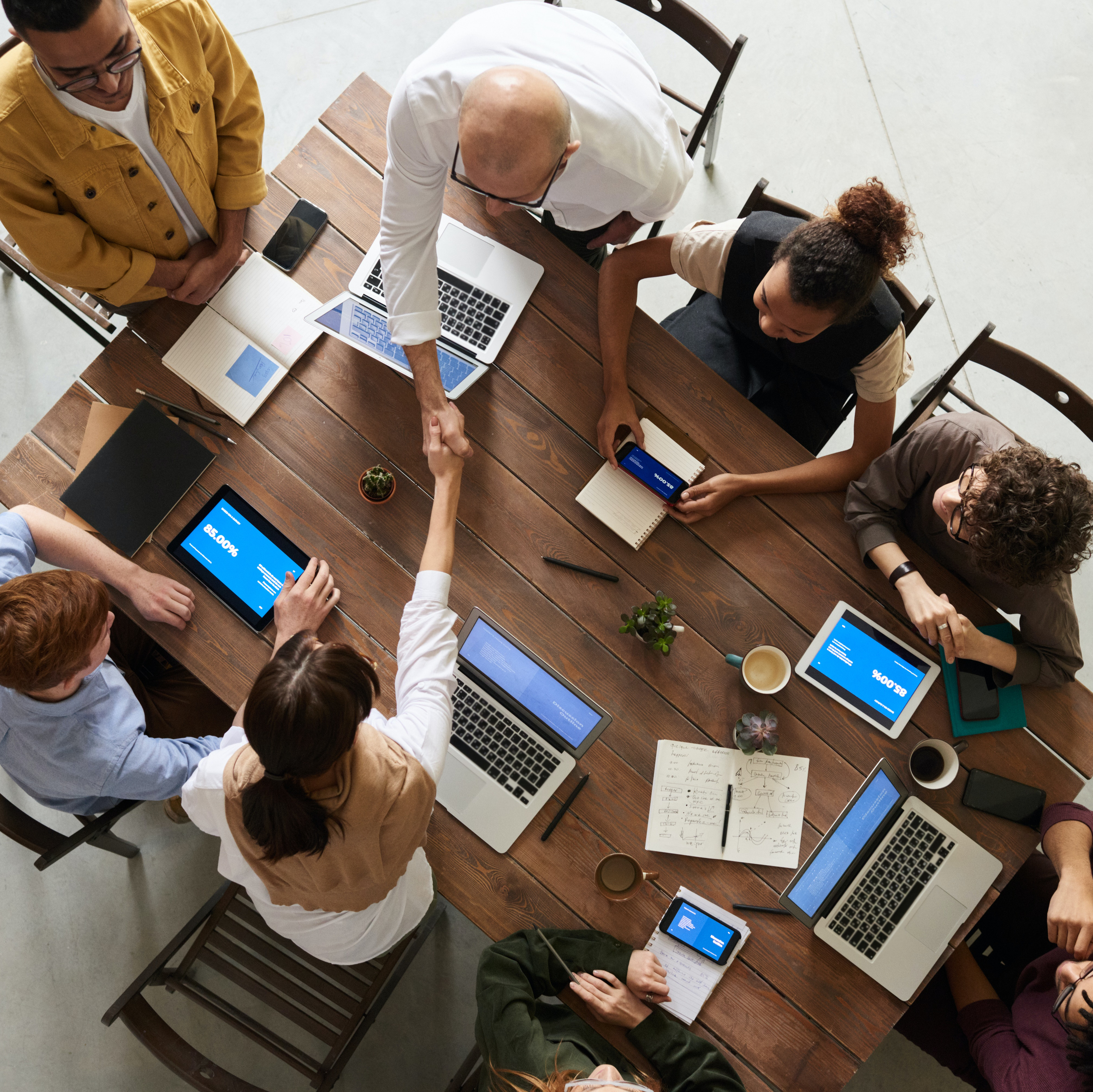 People in a meeting to signify the Interagency Council on Evaluation Policy