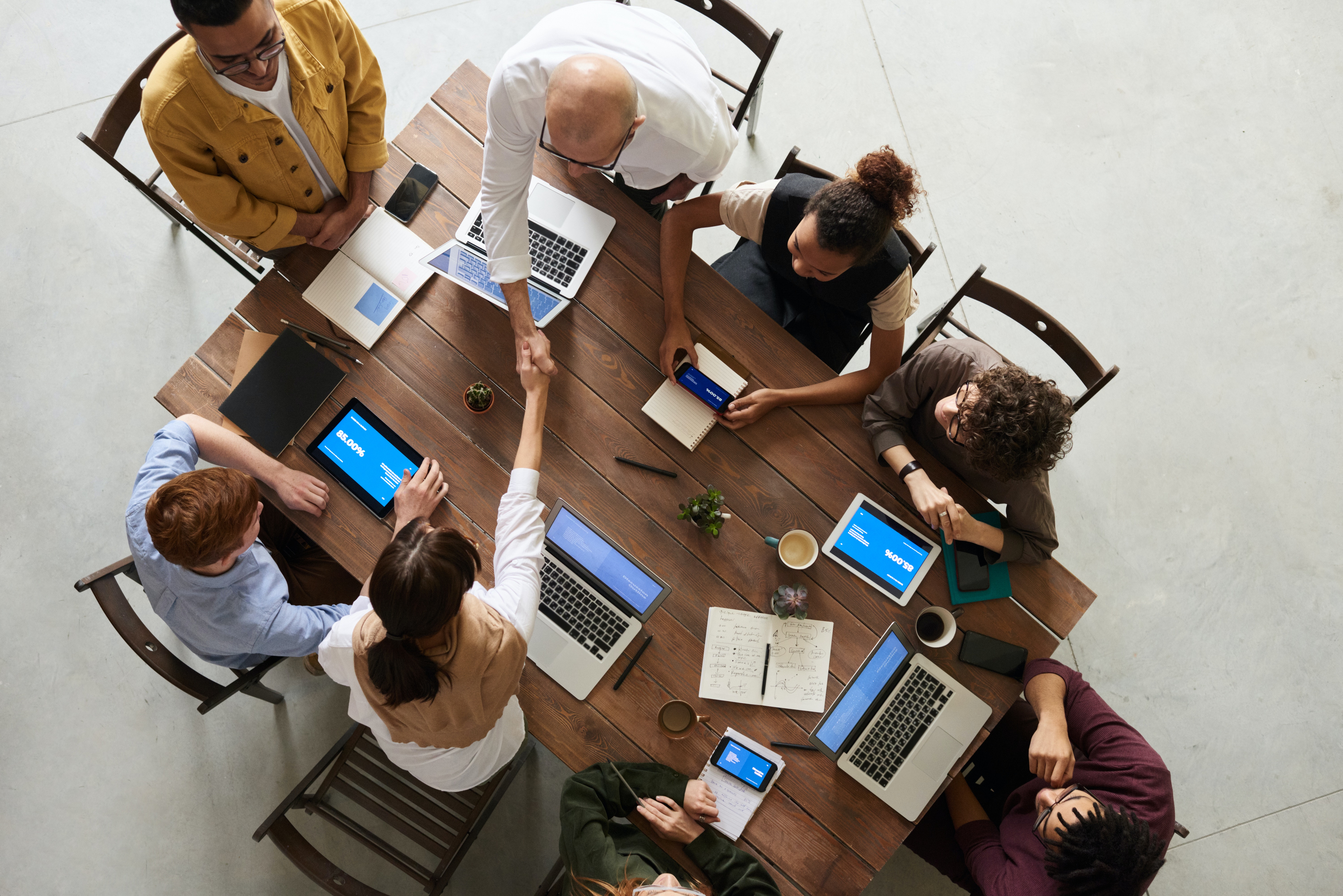 People in a meeting to signify the Interagency Council on Evaluation Policy